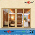 JK-AW9124 Commercial aluminum sliding doors/Cheap sliding doors